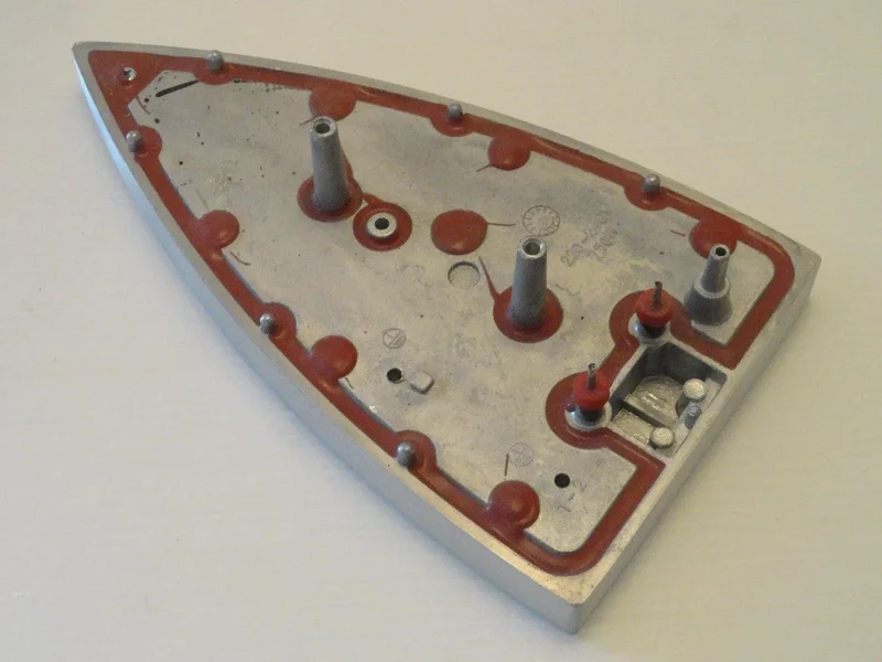 Piastra ferro professionale 230v c/popp vaporella Polti