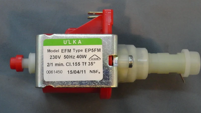Micro elettropompa ulka 40w rossa 230v, 50hz vaporella forever 1500 Polti