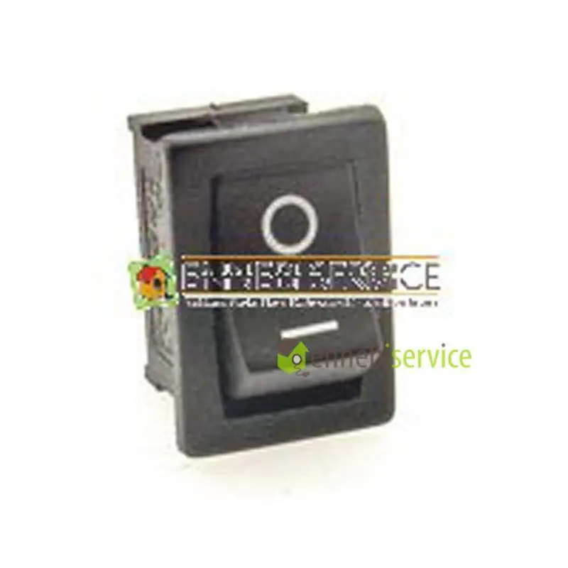 Interruttore unipolare piccolo 2c nero Micromic
