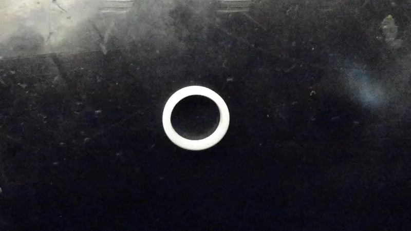 Guarnizione 17,5x13,5x3,5 vetro teflon tappo inferiore Polti
