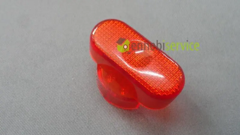 Copripulsante micro ferro vtt 2000 rosso pc trasparente Polti
