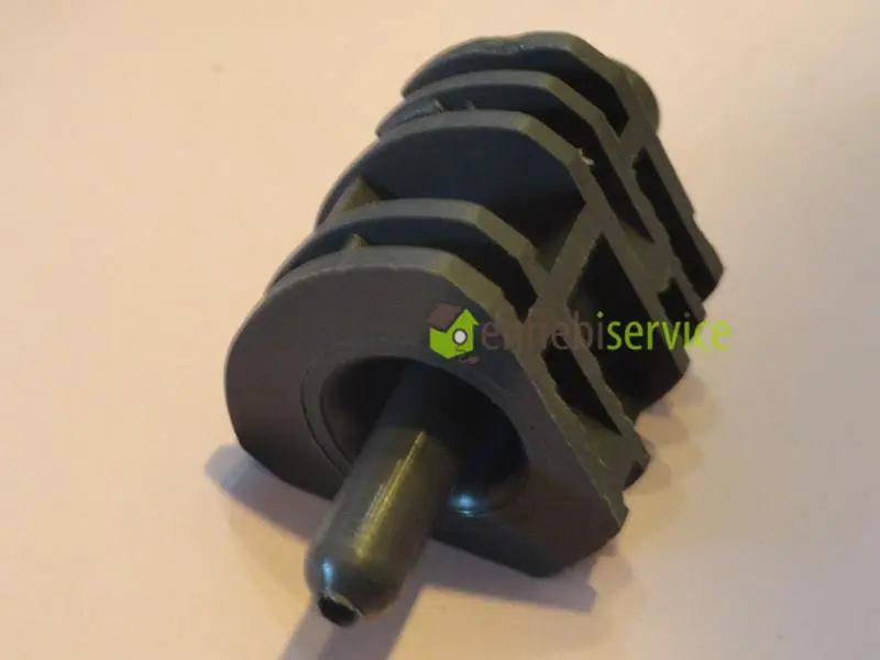 Raccordo m/m p.gomma grigio pa66/30fv 40 bastone triangolare Polti