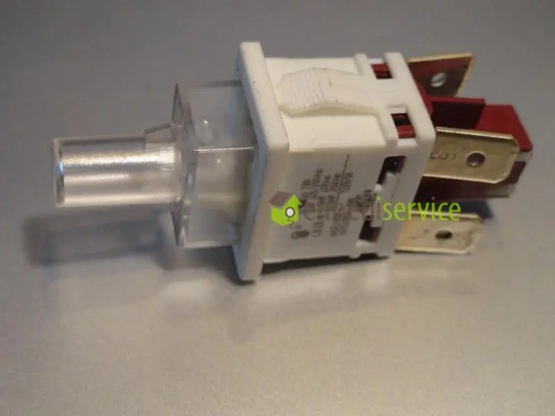 Interruttore bipolare luminoso l3 corpo lampada verde Polti