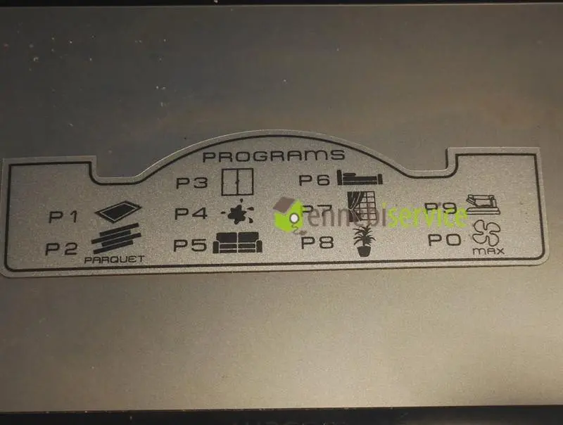 Etichetta pc c/programmi per lecoaspira intelligent Polti