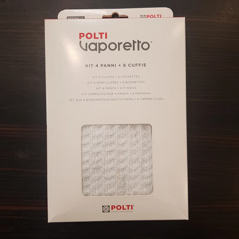 Confezione 4 panni e 6 cuffie Vaporetto Comfort950, Pocket, Handy PAEU0217 Polti
