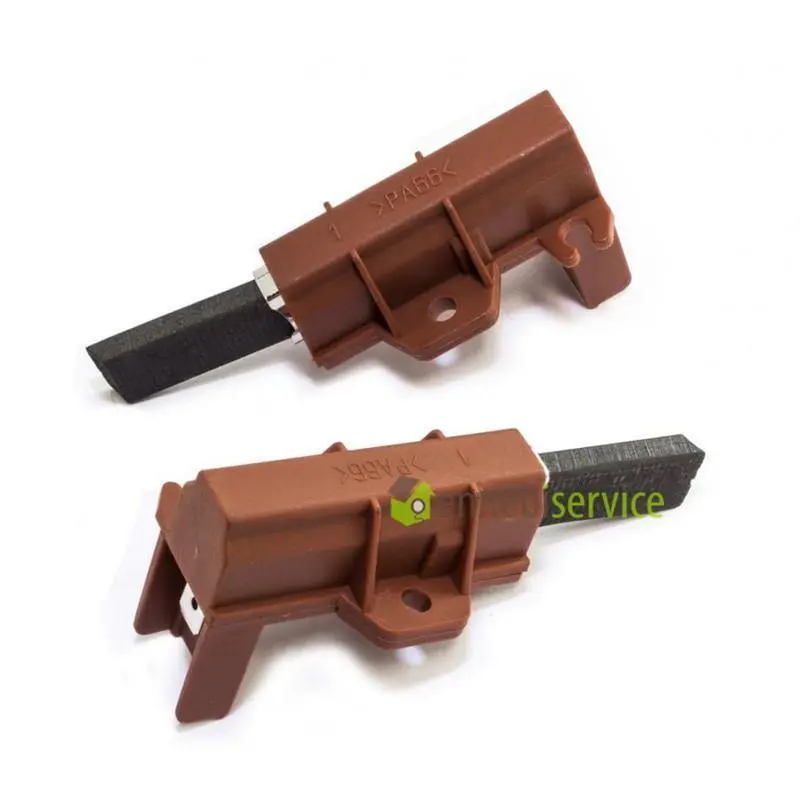 Coppia carboncini spazzole motore fabbricatore ghiaccio 5x12,5x32 ariston c00196544