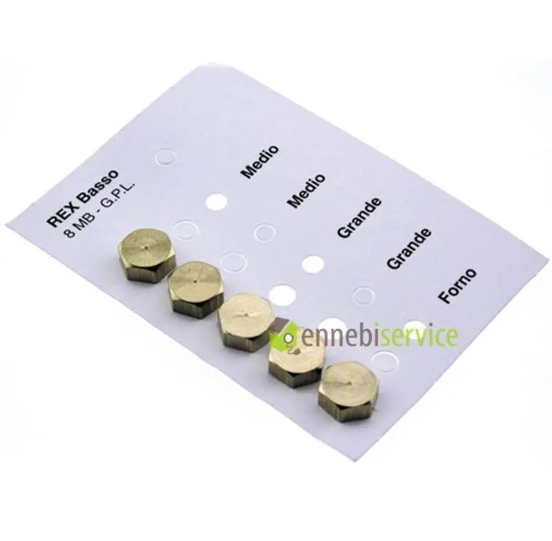 Ugelli 8mb Gas Gpl piano cottura Rex basso