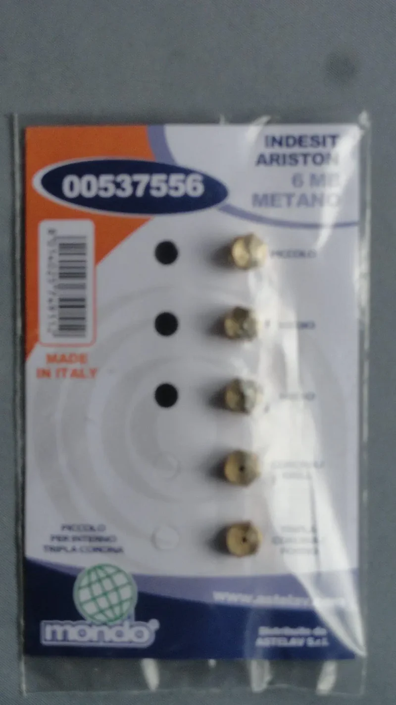 Ugelli 6mb metano ariston doppio medio e tripla corona 6pz