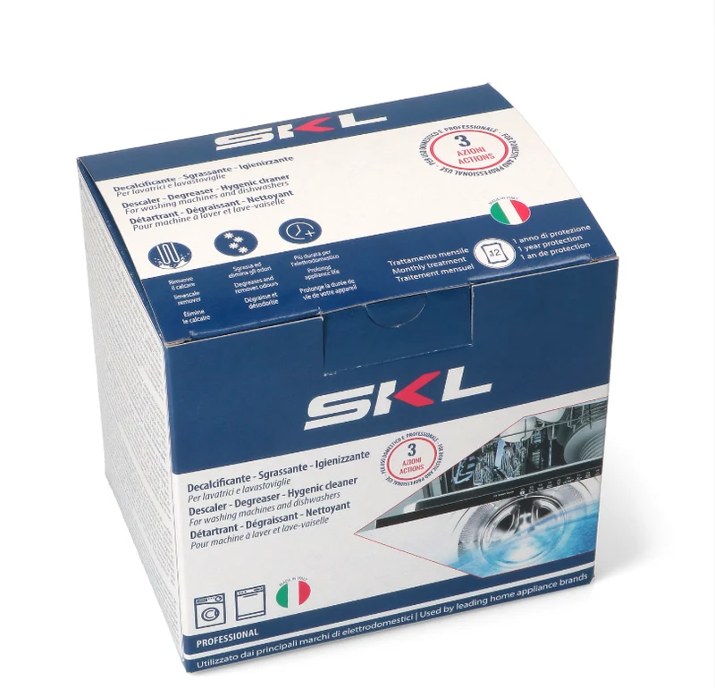 Kit Pulizia Profonda Lavatrice e Lavastoviglie – 12 buste da 50 g – SKL