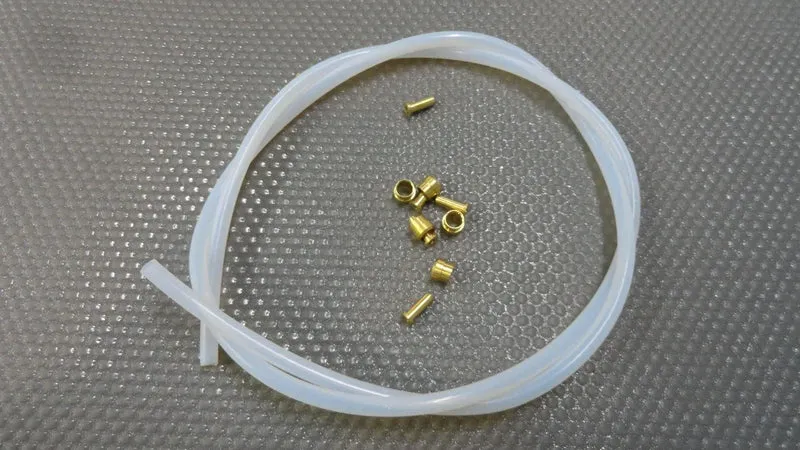 Kit raccorderia professionale per macchine da caffè in PTFE tubo 4x6 teflon 1 metro con 5 raccordi