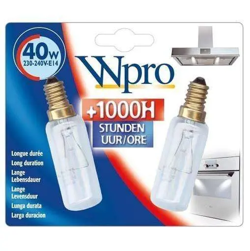 Coppia lampadina tubolare per cappa e14 40w-230v Skl