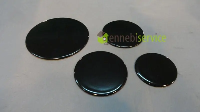 Kit 4 coprispartifiamma nero Electrolux