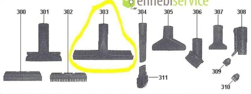Accessorio lavavetri asvp pa66+fv25 nero mondial vap 5000 Polti