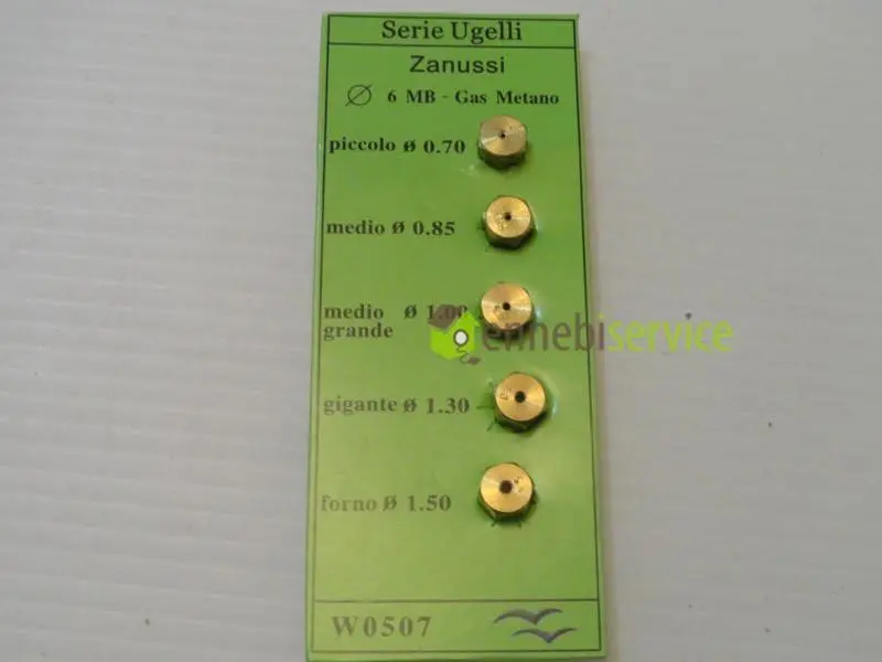 Ugelli 6mb metano 5pz zanussi Micromic