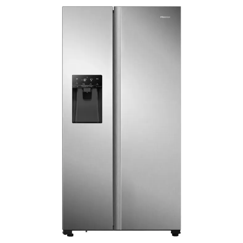Refrigeradora Hisense RS19W6WSN | 19 pies cúbicos | Side By Side | Inverter | Dispensador de Agua