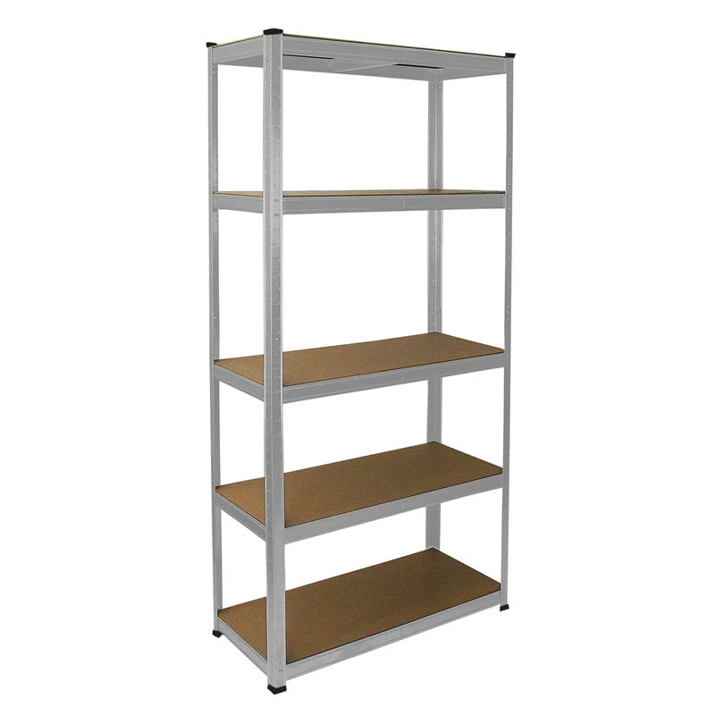 Estantería de Acero Galvanizado 90x40x180cm - Plata