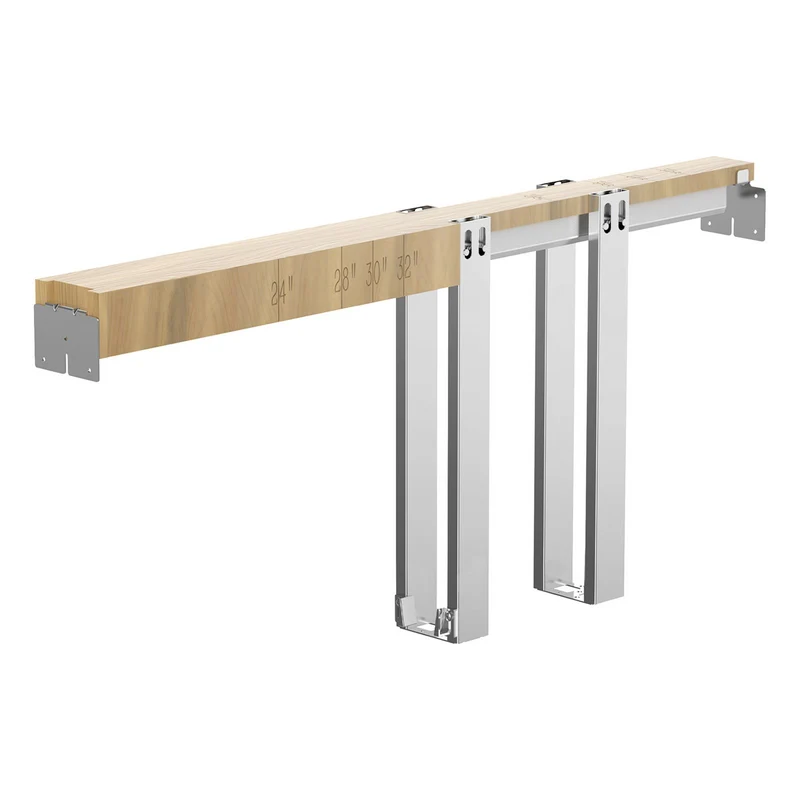 Kit de marco para puerta corredera VEVOR 61 81 cm ancho 203