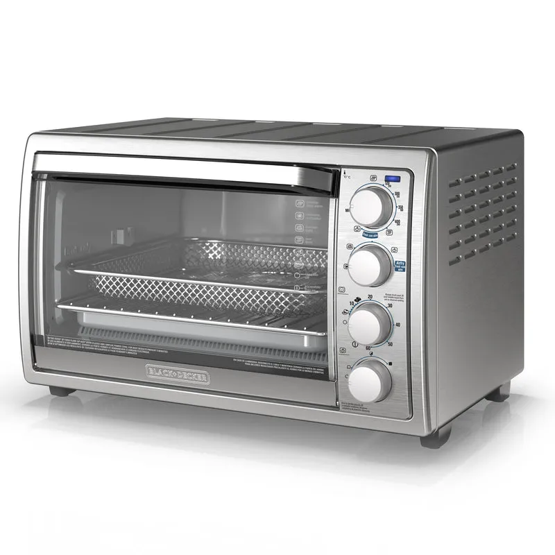 Tosta Horno Black & Decker TO4315SS | Freidora de Aire | 1500W
