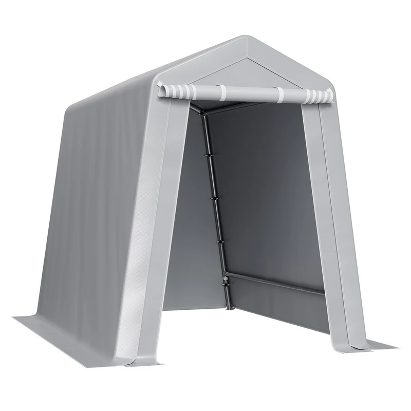 Caseta de almacenamiento exterior VEVOR portátil 1,8 x 2,4 m