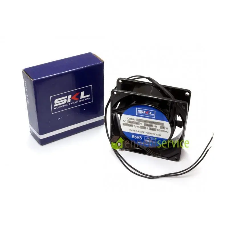 Ventilatore compatto 14w 80x80x25.5mm 2550/2900rpm Skl