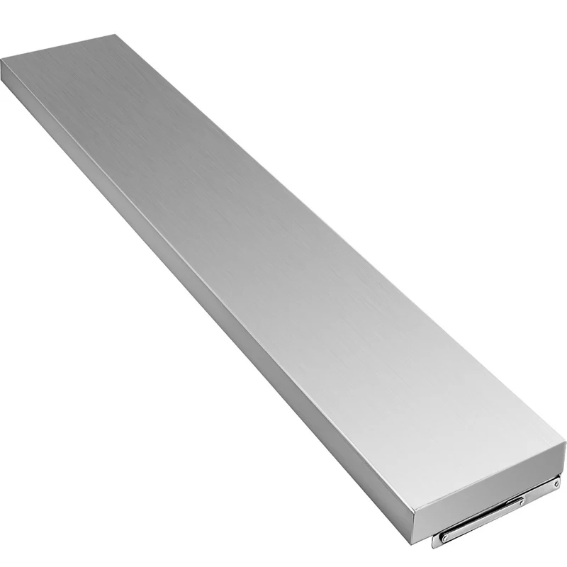 Estantería VEVOR 70,8 pulgadas largo x 11,4 acero inoxidable
