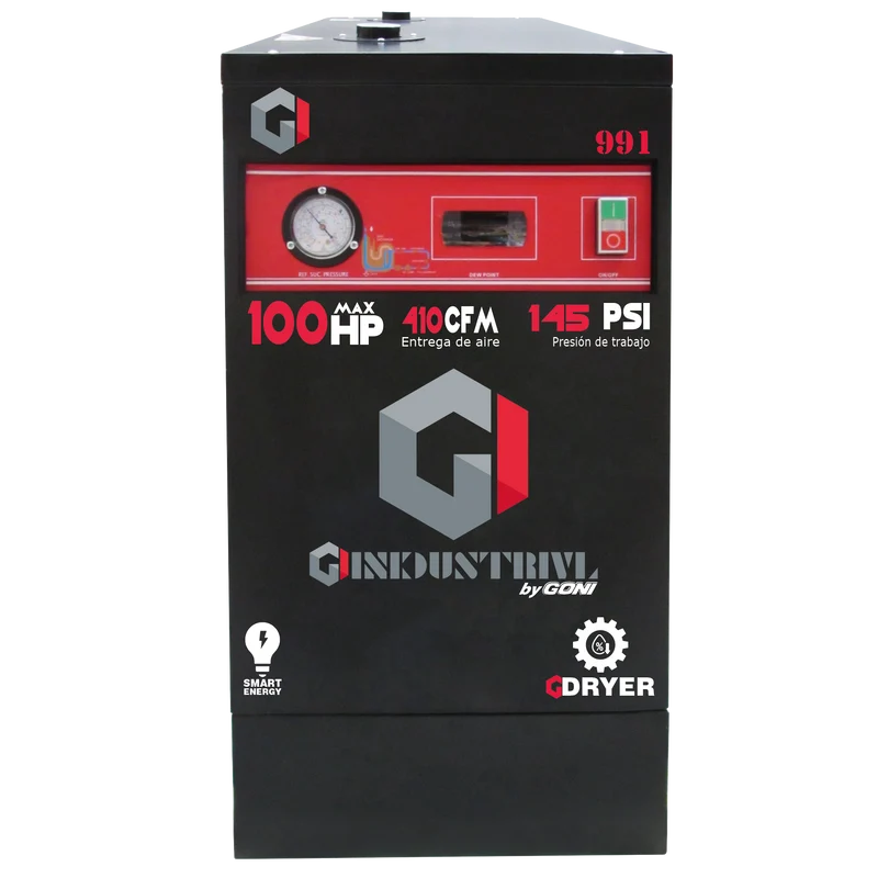 Secador Refrigerante Para Compresores de Tornillo de 100 HP GONI