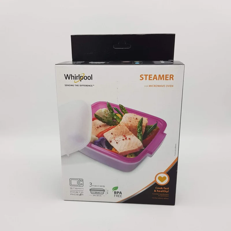 Vaporiera leonardo rettangolare microonde Whirlpool