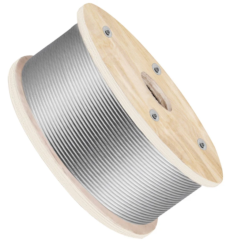 VEVOR Cable De Acero Inoxidable 1x19 4700lb 500ft 16Inch Pro