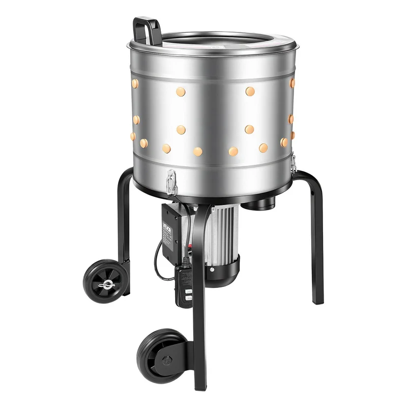 VEVOR Desplumadora Eléctrica De Pollos 550W 275RPM 15.7in Us