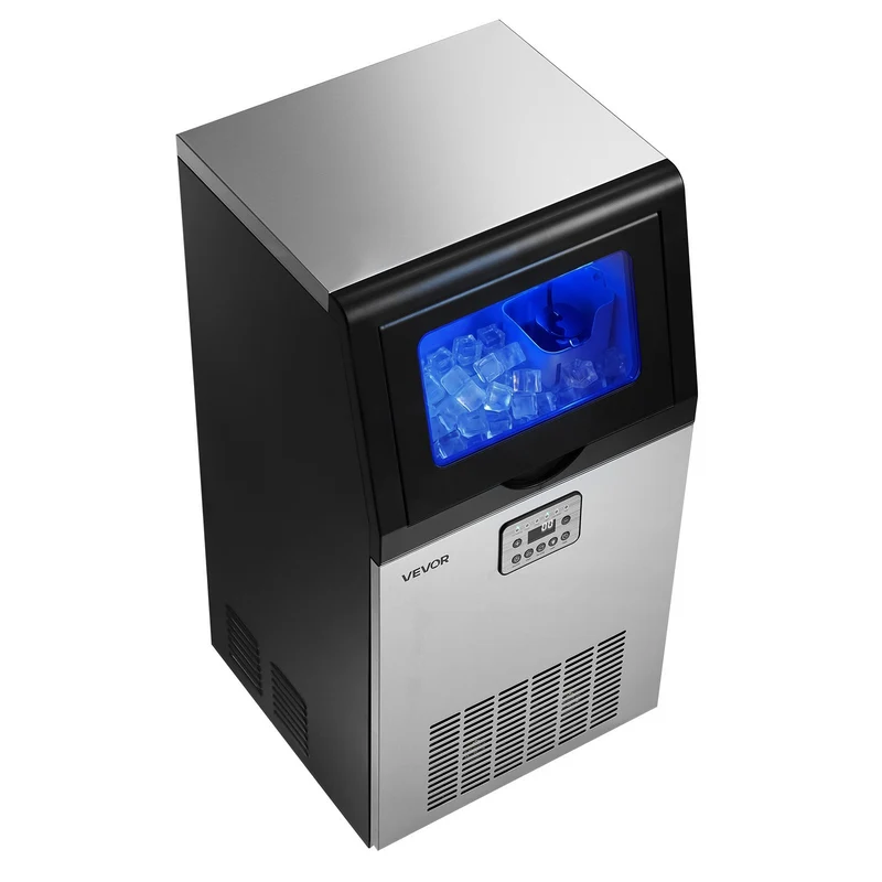 VEVOR Máquina Comercial De Hielo 120lb 30lb Alta Resistencia