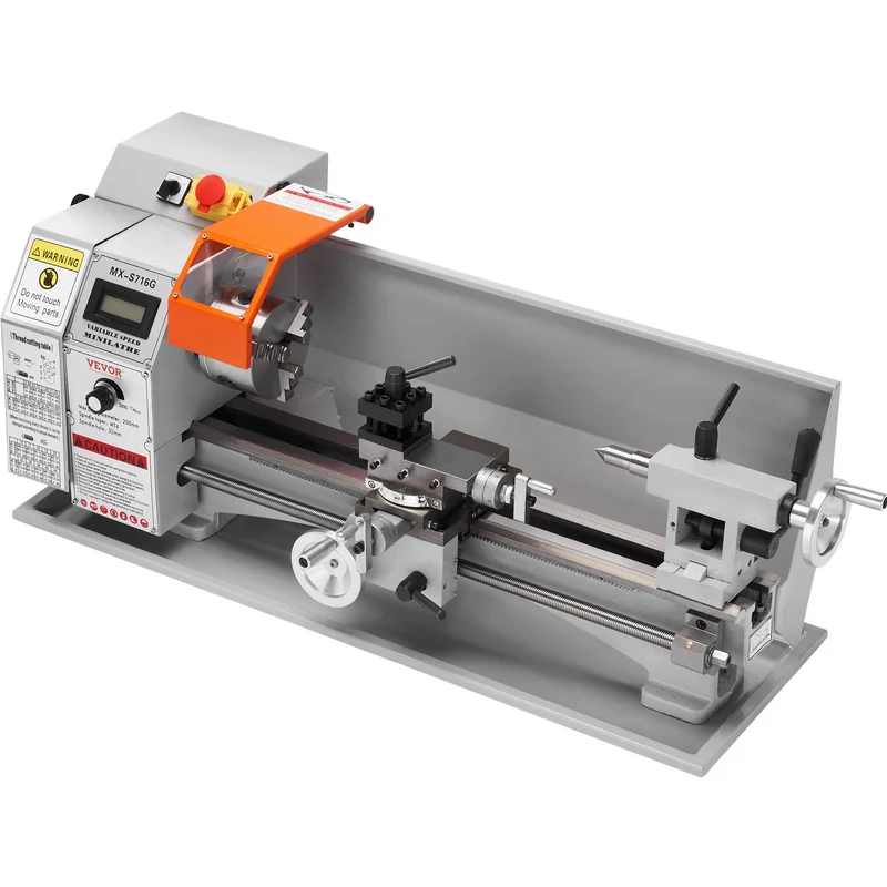 VEVOR Torno Compacto Para Metal 800W 2500RPM Uso Profesional