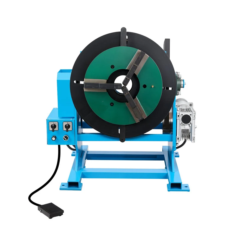 Posicionador de soldadura rotativo VEVOR, capacidad de 1102 lbs, mesa giratoria con inclinación de -45° a 90°, control de velocidad de 0.2-2 RPM, eléctrico y con pedal, para corte, esmerilado y ensamble