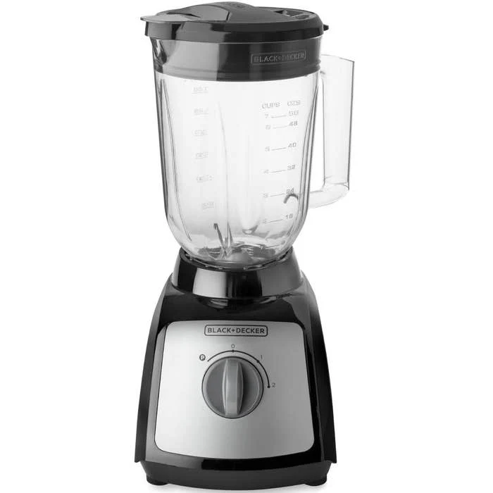 Licuadora Black & Decker Durapro BLBD202PB | 2 Velocidades | 550W | Color Negro
