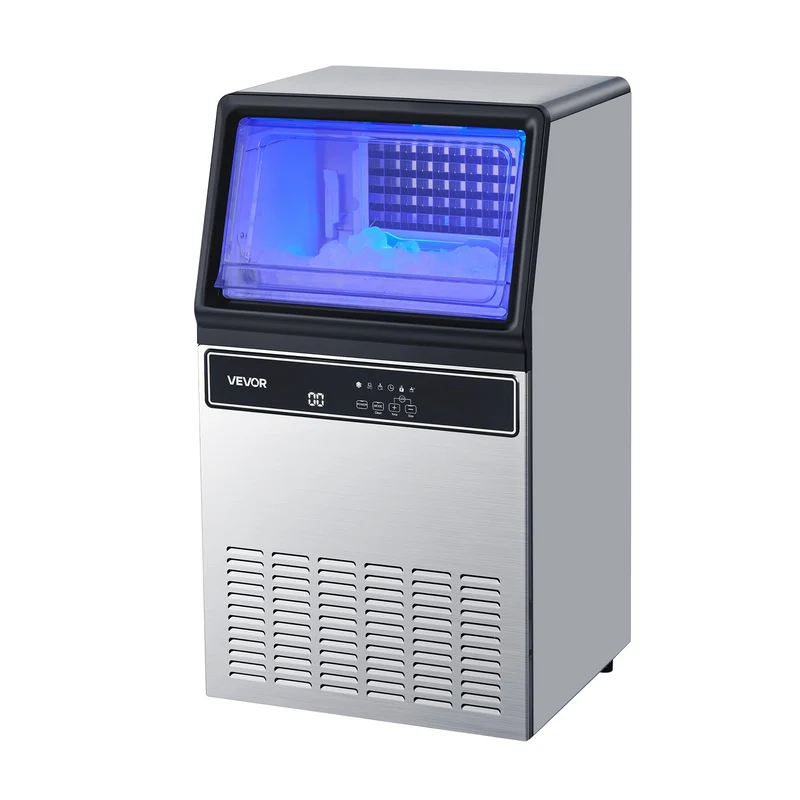 VEVOR Máquina Comercial De Hielo 120lb 33lb Alta Resistencia