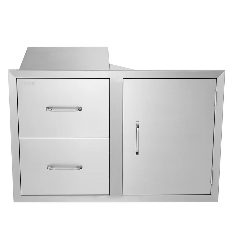 VEVOR Puerta Y Cajones Para Cocina Exterior De Uso Comercial