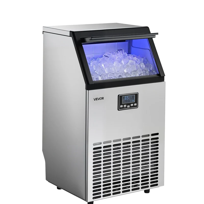 VEVOR Máquina Comercial De Hielo 100lb 26lb Alta Resistencia