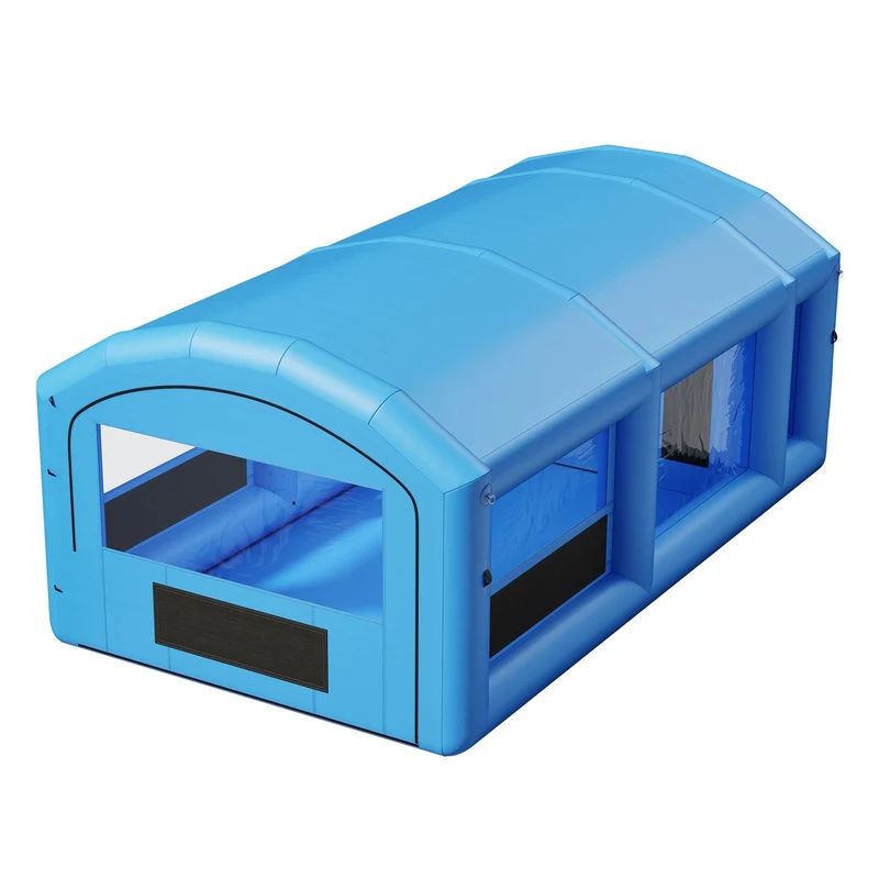 VEVOR Cabina Inflable Para Pintura 23x13x9pies 480W 750W Pro