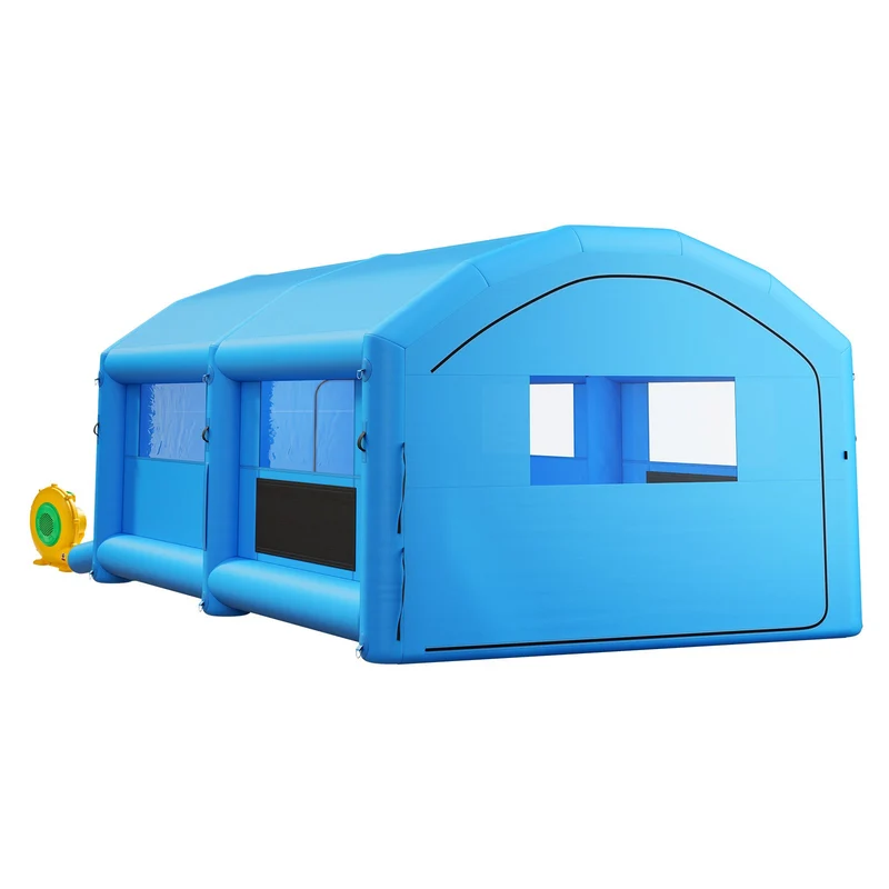 VEVOR Cabina Inflable Para Pintura 23x13x9pies 480W 750W Pro