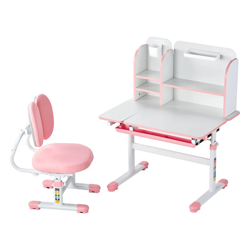 VEVOR juego silla estudio niños altura ajustable 0 40 ° mesa