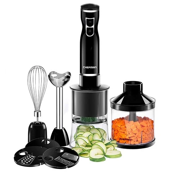 Batidora de Inmersión Chefman RJ19-V2-SBP-BLACK-MX