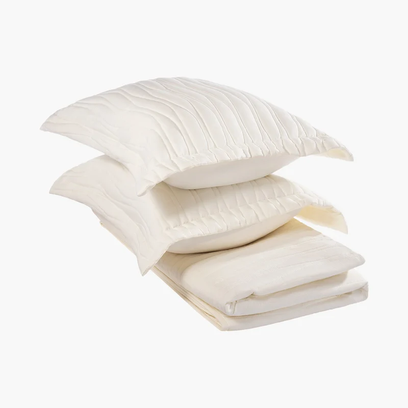 Juego de colcha VEVOR King, edredón ligero de 3 piezas, juego de cama de microfibra tamaño King, colchas beige con 1 colcha y 2 fundas de almohada, para todas las estaciones