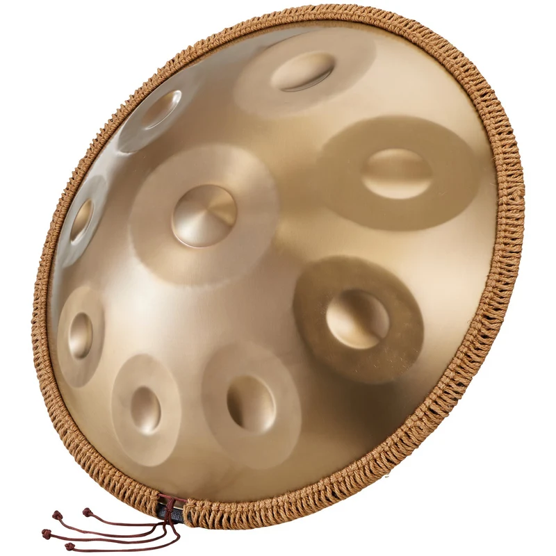 Tambor Handpan VEVOR 22 pulgadas 9 notas mano Re menor 440 i