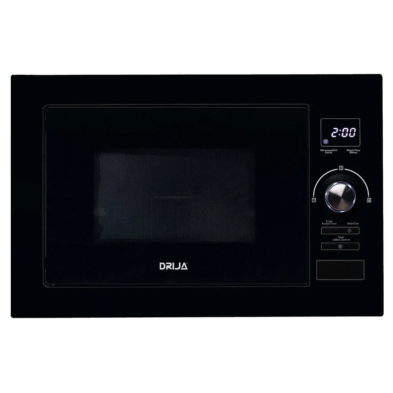 Microondas Drija Napoli 25L Black | Empotrable | Trim Negro | 900W