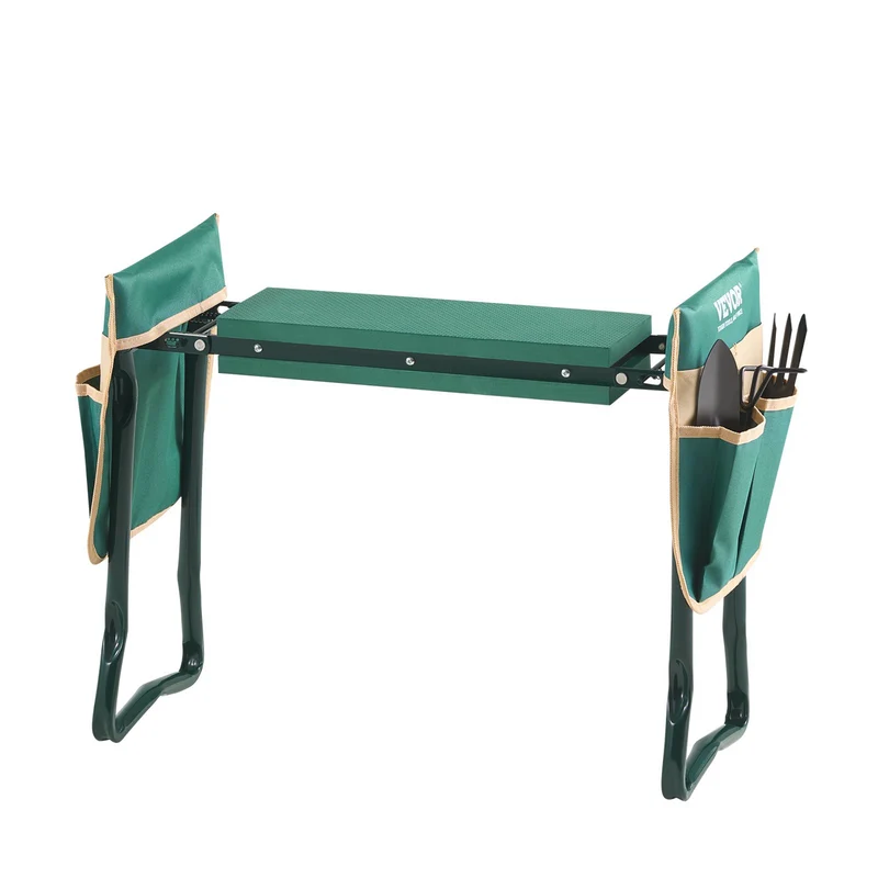 VEVOR banca jardín cojín 15,2 cm 6 in ancho banco plegable 2