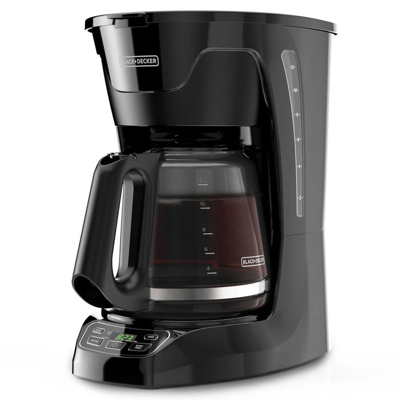 Cafetera Black & Decker CM1110B | 12 Tazas | Programable