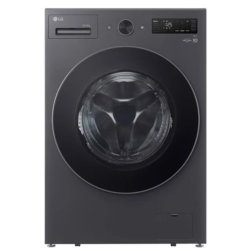 Lavadora Secadora LG ThinQ WD20EGNT6PC | 2 en 1 | Eléctrica | 20 Kg | Carga Frontal