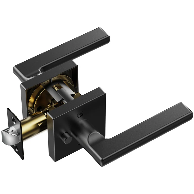 Manilla de puerta VEVOR Privacy 10 unidades color negro 45 °