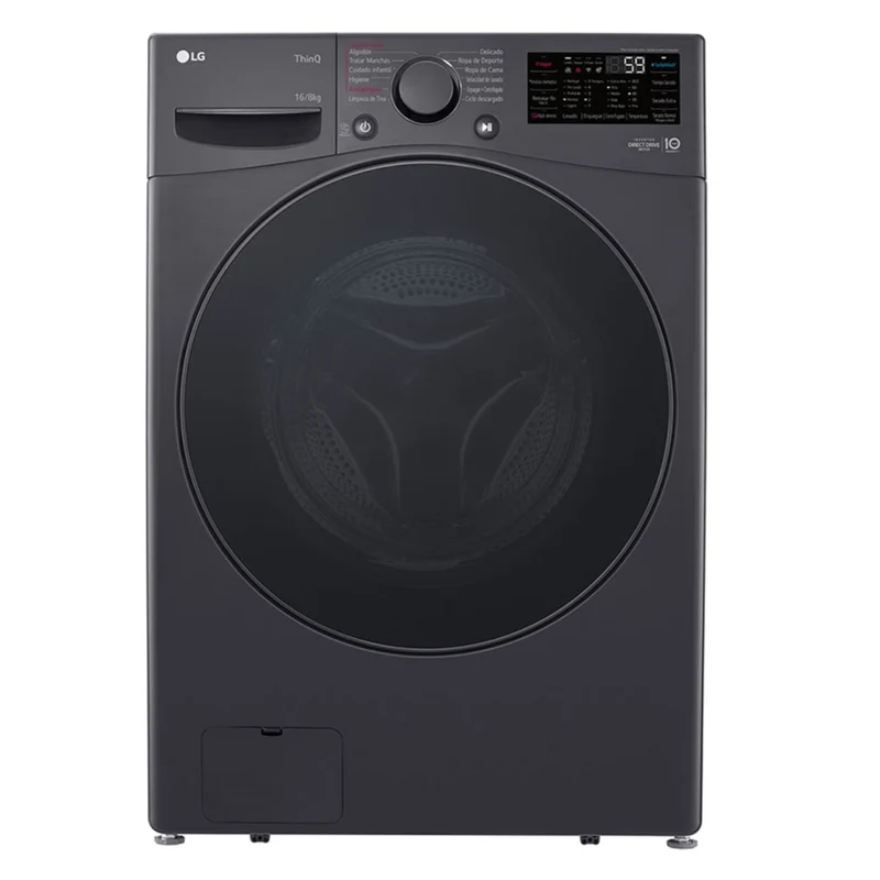 Lavadora Secadora LG WD16MG2S6P | 2 en 1 | Eléctrica | 16 Kg | Carga Frontal