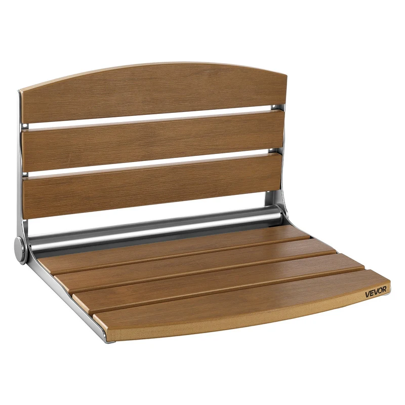 Asiento de ducha plegable VEVOR pared banco 45 cm baño acero