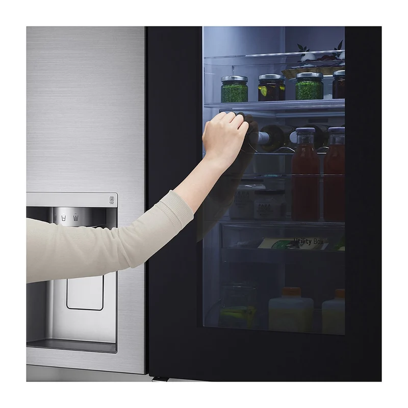Refrigeradora LG Instaview VS25XHWC | 24 Pies Cúbicos | Side By Side | Instaview
